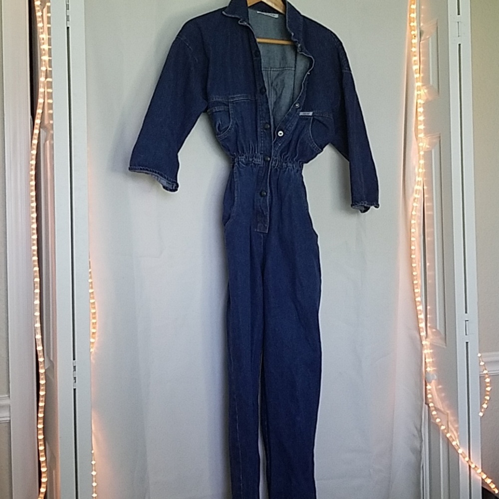 Vintage womens Jean's jumpsuit 1980s